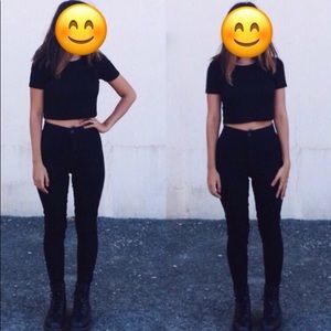 Topshop High Waisted Moto Jamie Jeans Sz 28